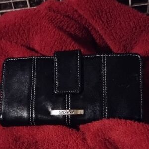 Kenneth Cole Reaction Black Leather Wallet